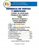 Servicios dirigidos a activos intangibles