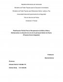 Planificación Policial Para la Recuperación de niños, niñas y adolescentes en situación de ocio de la parroquia Samán de Guere. (Proyecto Socio-Integrador)