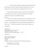 Determinación de la renta