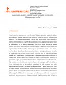 Habilidades directivas y toma de decisiones “El equipo que no fue”