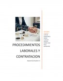 Procedimientos de contratación laboral