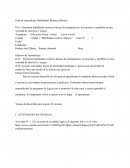 Guía de Aprendizaje Habilidades Motrices Básicas