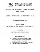 Instalaciones eléctricas en edificaciones