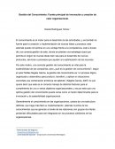 Gestión del Conocimiento Fuente principal de innovación y creación de valor organizacional