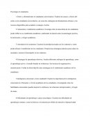 Psicología en estudiantes