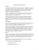 Programa sectorial de la educación