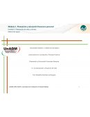 Planeación y educación financiera personal