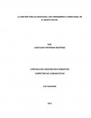 La gestión pública bogotana: Una herramienta condicional en el marco social