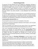 Filosofía Reggio Emilia