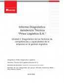 Informe empresa Prisa Logística