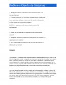 Análisis y Diseño de Sistemas
