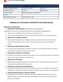 Entrevista por competencias