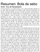 Resumen: Bola de sebo