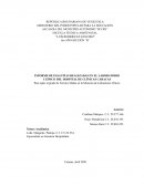 Informe de pasantías realizadas en el laboratorio clínico del Hospital de Clínicas Caracas