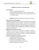 Desarrollo de clase / taller educativo