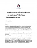 Fundamentos de la Arquitectura. La captura del infinito de Leonardo Benevolo