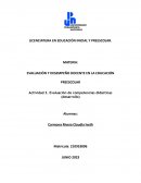 Evaluación de competencias didácticas (desarrollo)