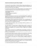 El escenario del proceso del Premio Nobel