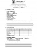 Psicología del desarrollo I anamnesis adolescencia