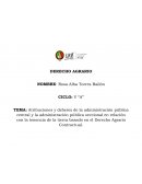 Tipos de contratos tierras rurales Derecho Agrario Contractual