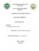 Análisis numérico Runge-Kutta