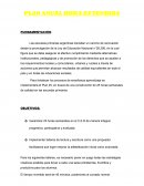 Plan anual hora extendida