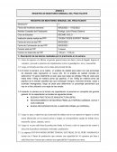 Registro de monitoreo semanal del practicante