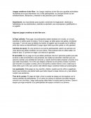 Juegos creativos al aire libre