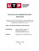 Gestión por procesos para el mejoramiento de la producción de conserva de pescado de la empresa Beltran Peru E.I.R.L.