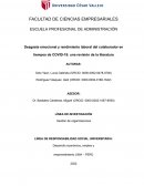 Desgaste emocional y rendimiento laboral del colaborador en tiempos de COVID-19