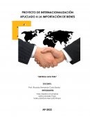 Proyecto de internacionalización apliclado a la importación de bienes