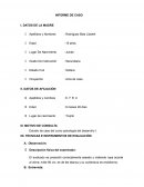 Anamnesis niño 1 año