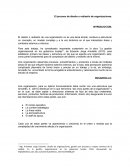 El proceso de diseño o rediseño de organizaciones