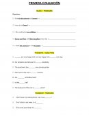 Primera evaluación Object pronouns