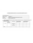 Informe sobre resultado de la evaluación diagnóstica-2022