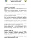 Investigación del informe de los objetivos (1-8) de desarrollo sostenible del año 2019