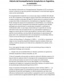 Historia del Acompañamiento terapéutico en Argentina, su evolución