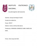 Teoría y Política Monetaria