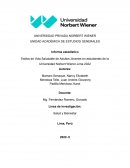 Estilos de vida saludable de adultos jóvenes en estudiantes de la Universidad Norbert Wiener-Lima 2022