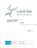 Propuesta de plan de trabajo en Peluqueria Club Buena Vista