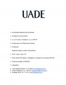 Investigación y análisis de la empresa ARCOR