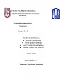 Problemario Probabilidad y estadistica