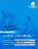 Historia de la Educación