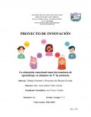 La educación emocional como herramienta de aprendizaje en alumnos de 4° de primaria