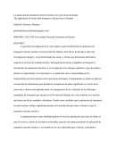 La aplicación de transporte terrestre turístico en la provincia de Huanta