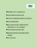 Practica #3 “Velocidad de Reacción”