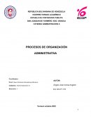 Procesos de organización administrativa