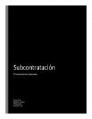 Informe sobre subcontratación en Chile