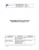 Procedimiento para el análisis de seguridad en el trabajo - A.S.T