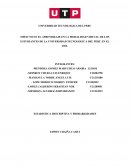 Impacto en el aprendizaje en la modalidad virtual de los estudiantes de la universidad tecnologica del Peru en el 2022